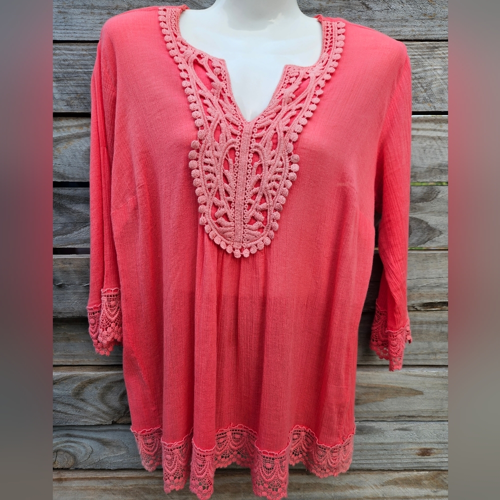 Krazy Kat 3/4 Sleeve Tunic